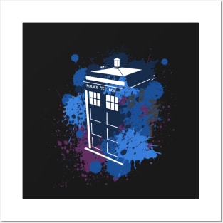 Paint Tardis Posters and Art